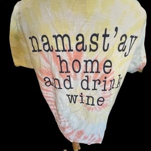 Tie Dyed Wine t-shirt